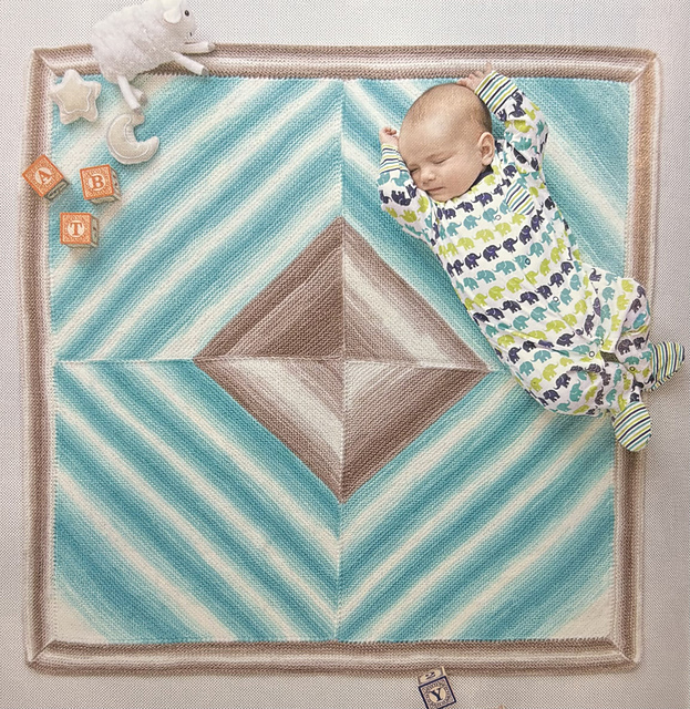 Four Square Baby Afghan