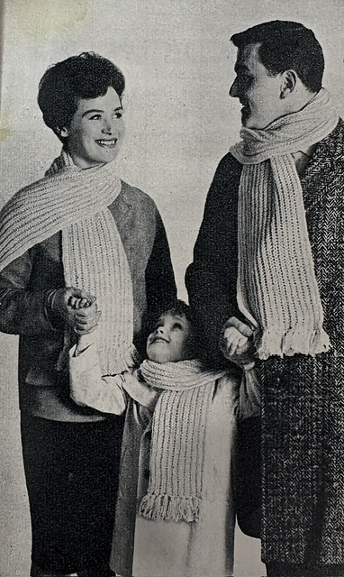 Child’s, Lady’s and Man’s Brioche Scarf