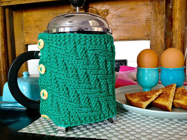 Snowed In French Press Cozy