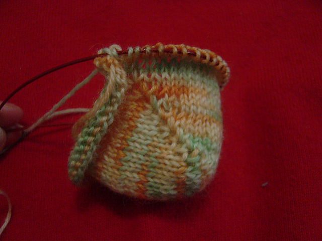 Heidi's Heel short row with no wraps!