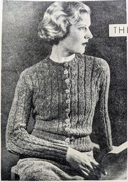 Bouclé Wool in a Fancy Rib