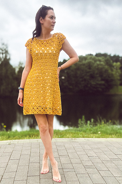Ravelry: Sienna Lace Dress pattern by Jelena Nemcenko