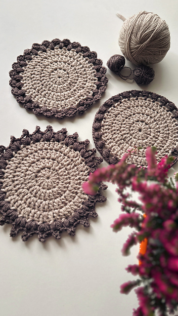 Puffy Coaster Set