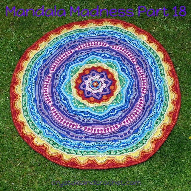 Mandala Madness crochet pattern by Crystals and Crochet