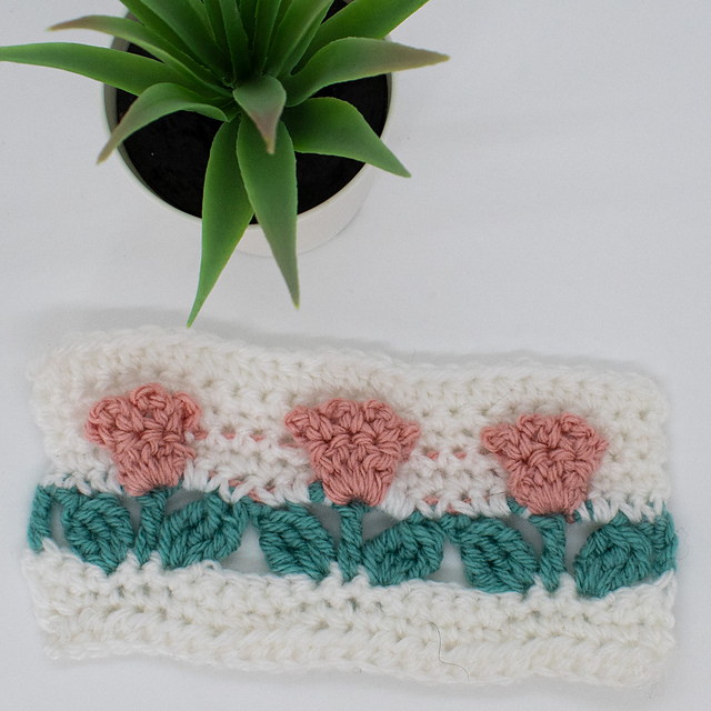 Floral Afghan Border