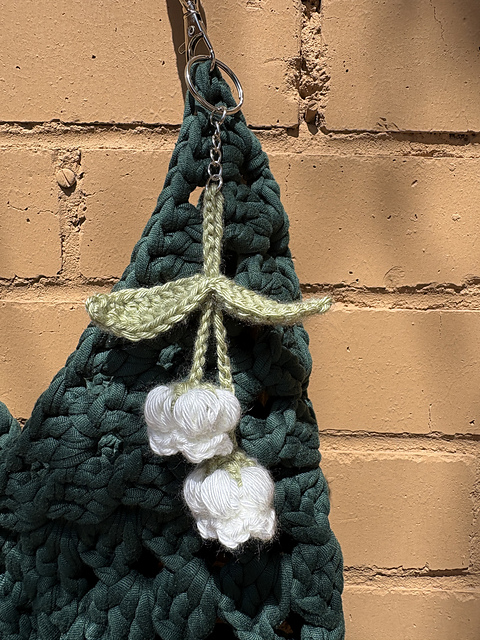 Lilly of the Valley Keychain