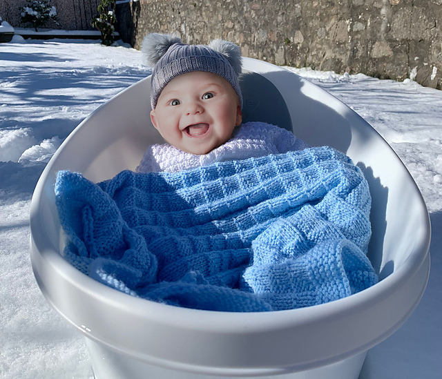 Ravelry Geometric Baby Blanket pattern by Knit It®
