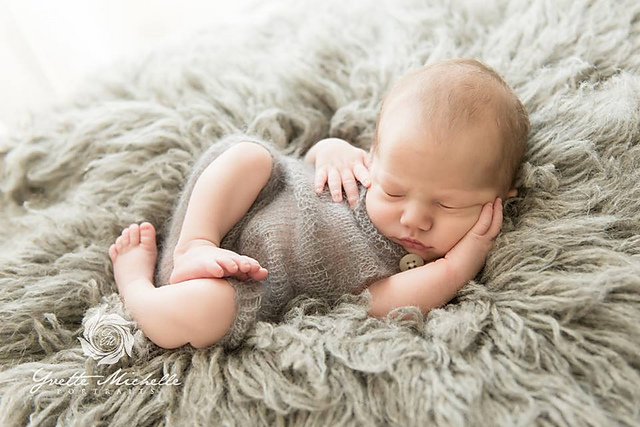 Little Oliver Newborn Overalls