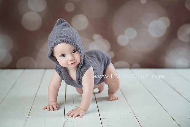 Sitter Sized Hooded Romper