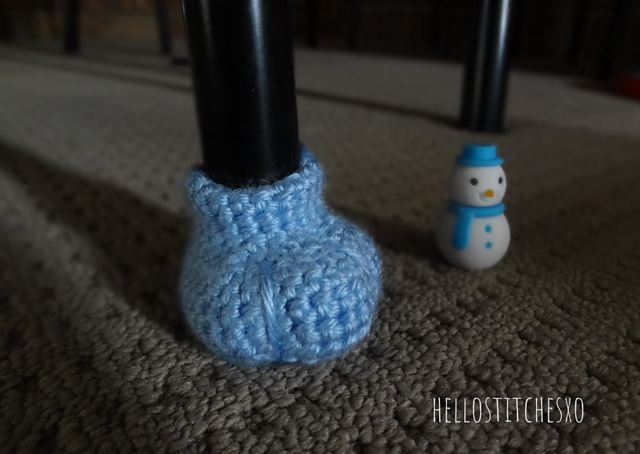 Simple amigurumi paws and arms