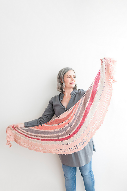 Sunset Skies Shawl