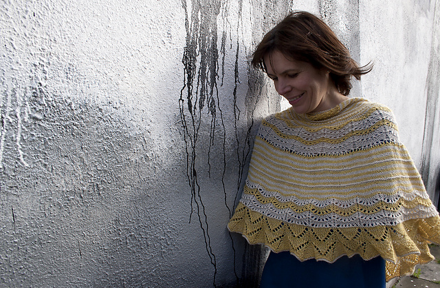 Frangipani Shawl