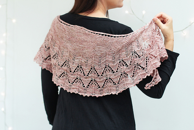 Alpine Sunset Shawl