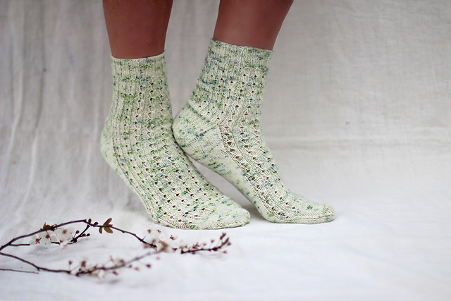 Apple Blossom Socks
