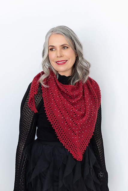 Ravelry: Cranberry Fizz Shawl pattern by Helen Stewart