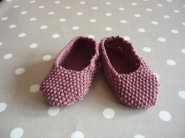 Seed Stitch Shoes