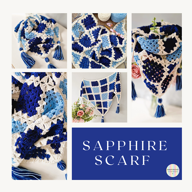 Sapphire Scarf
