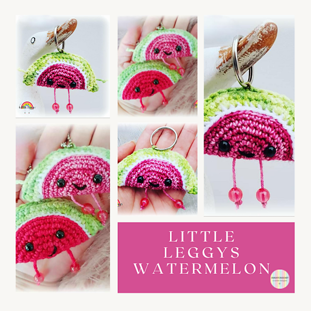 Little Leggys Watermelon Keyring