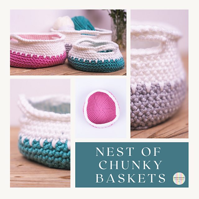 Nest of Chunky Baskets