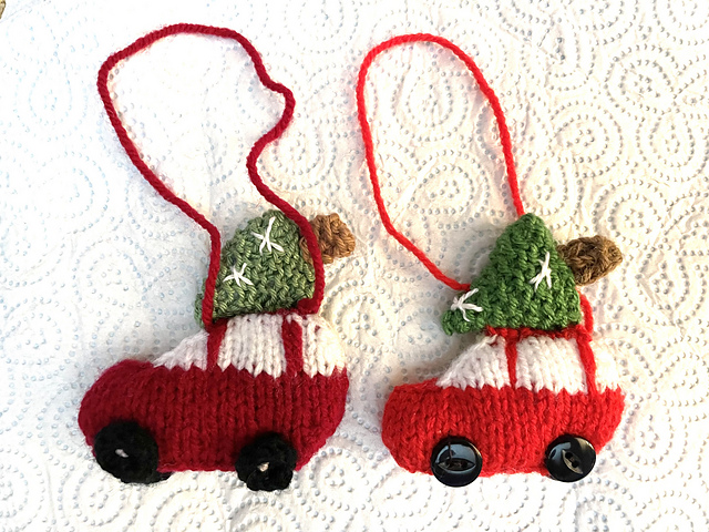Driving home for Christmas- tree decoration
