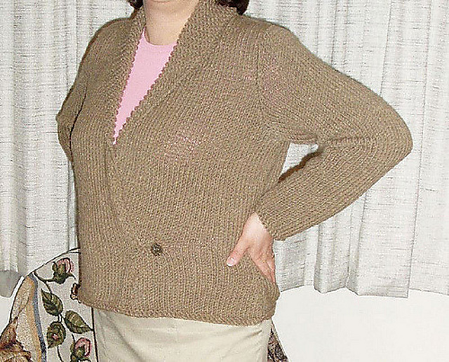 #05 Shawl-Collar Cardigan