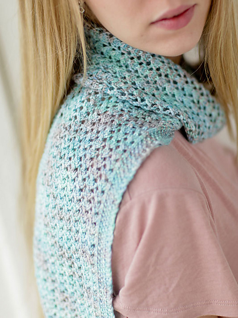 Spring Leaves Lace Scarf