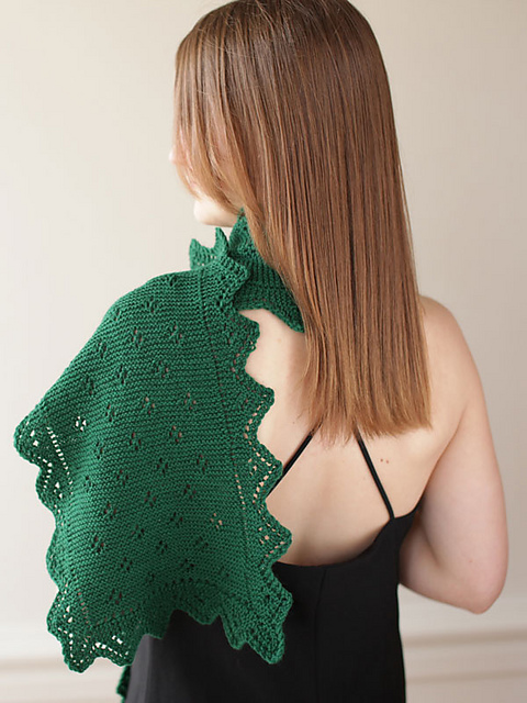 Emerald Isle Lacy Scarf
