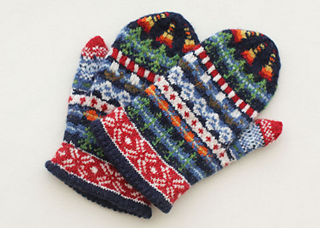 Midnight Sun Mittens