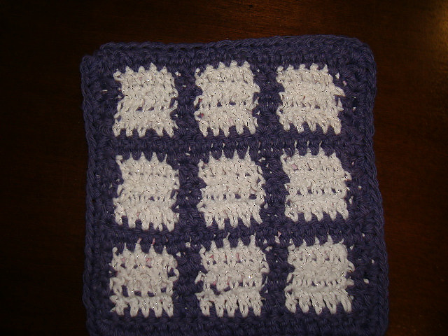 Square Dance Potholder #9216