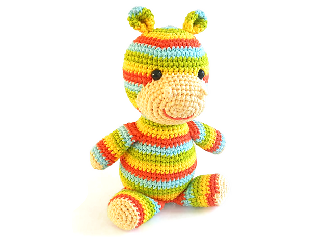 Amigurumi Caroline the Hippo Toy