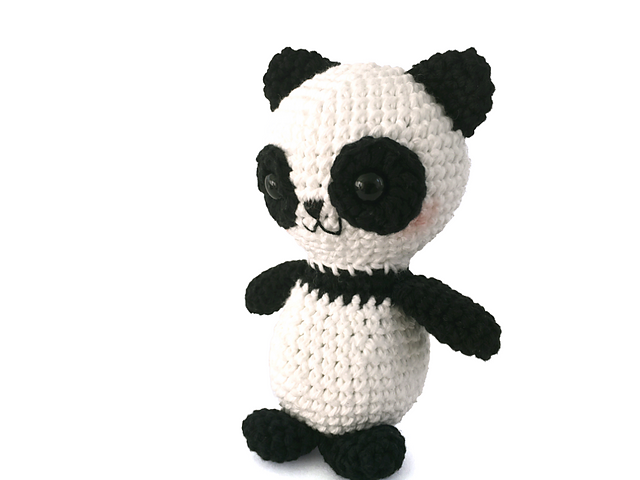 Amigurumi Patch the Panda Bear