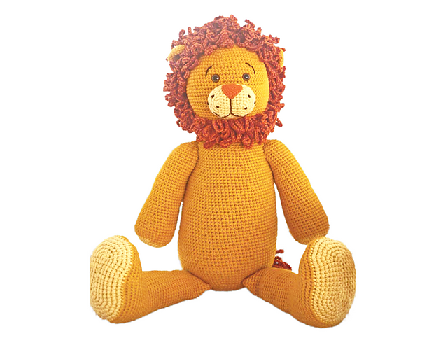 Giant Amigurumi: Stewart the Lion