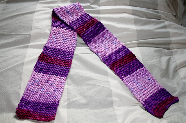 One Skein Beginner's Scarf