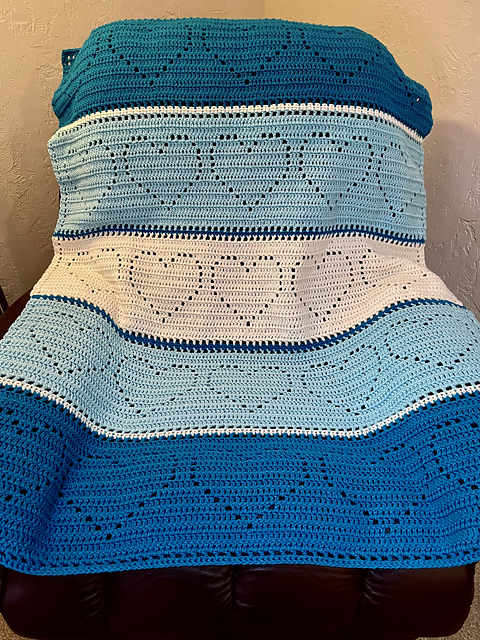 Easy Hearts Blanket