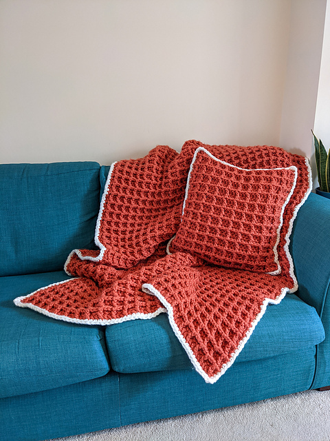 Cozy Waffle Throw