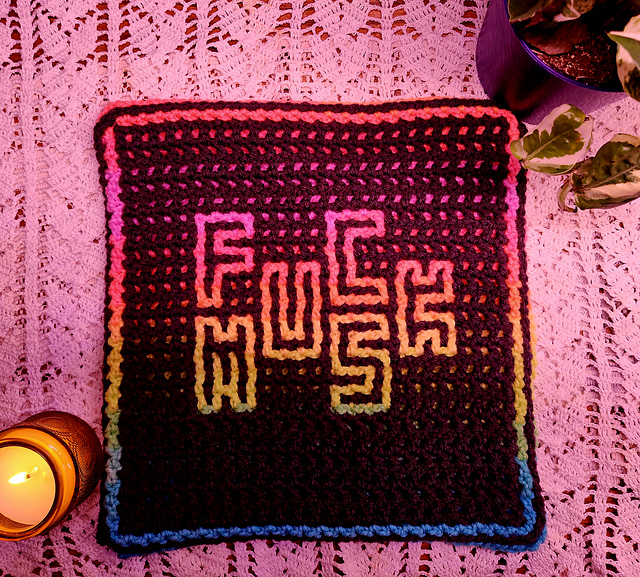 Fuck Musk Interlocking Square