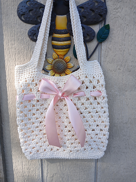Granny Bow Market Bag