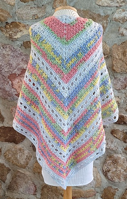 Tracks and Fields Shawl