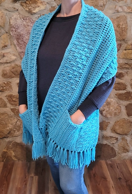 Rainy Day Pocket Shawl