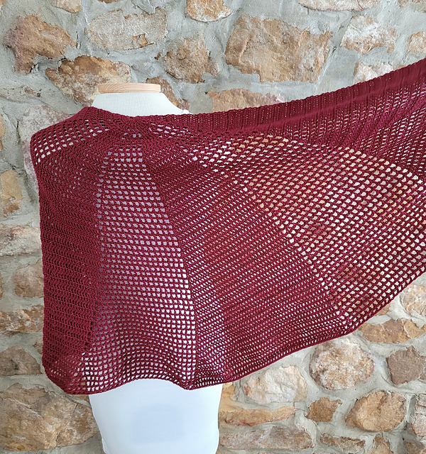 Christmas Candy Shawl