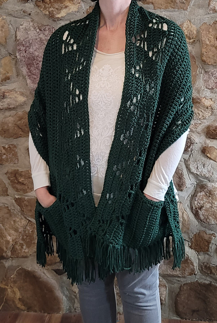 Evergreen Pocket Shawl