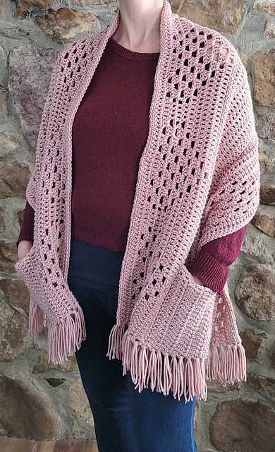 A Granny's Heart Pocket Shawl