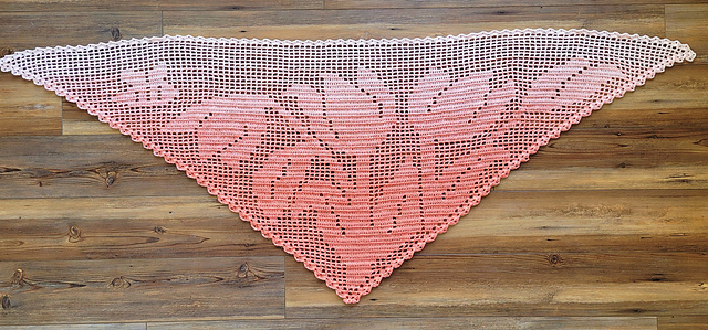 Tulip Garden Shawl
