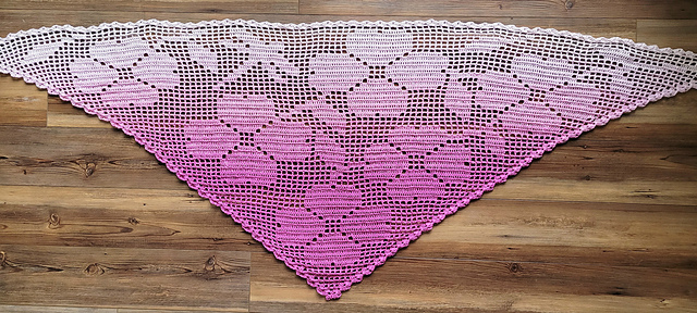 Dogwood Blooms Shawl