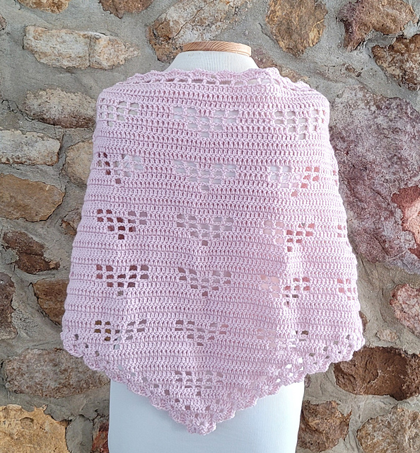 Open Hearts Shawl