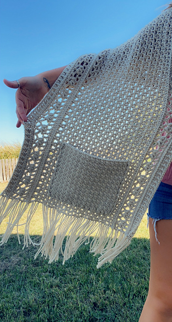 Country Chic Pocket Shawl