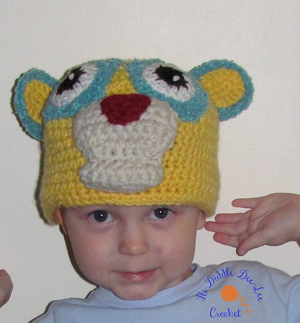 Special Agent Oso Crochet Hat
