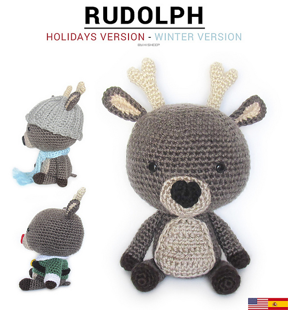 Rudolph reindeer - Holidays version/Winter version