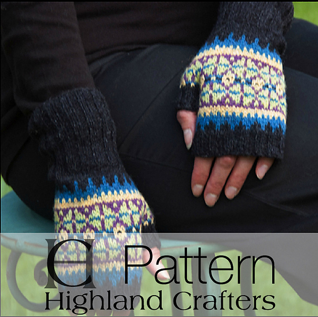 Ravelry: Fair Isle Fingerless Mitts pattern by Mary Barton and
