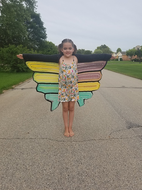Butterfly Blanket Shrug